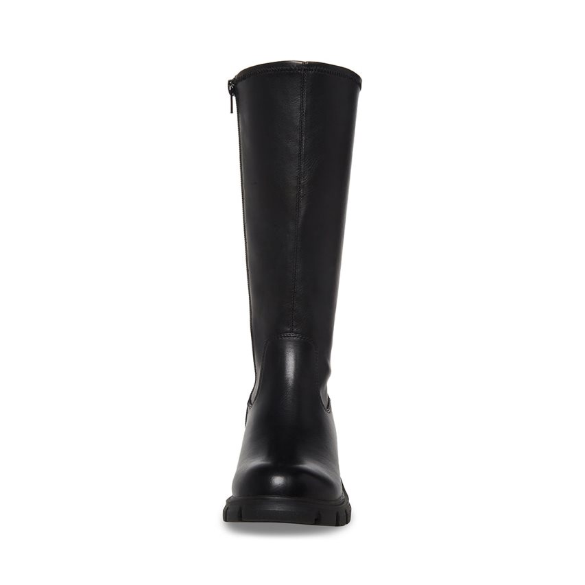 Black Steve Madden Jaberdn Kids' Knee-high Boots | PH 2716VNB